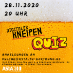 *AUSGEBUCHT* Digitales Kneipenquiz #3 – three times the charm