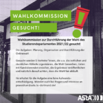 Neue Wahlkommission für Studierendenparlaments-Online-Wahlen 2021 gesucht!!
