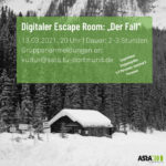 13.03.2021 | 20 Uhr | Digitaler Escape Room: „Der Fall“ – AUSGEBUCHT!