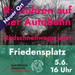 Radfahren auf der Autobahn – 5. Juni 2021