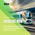 Zusätzliche Vorteile des Semestertickets in den Sommerferien