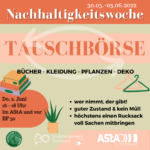 Nachhaltigkeitswoche: Tauschbörse am AStA