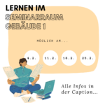 Come study at seminar room building 1!