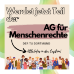 Become a part of the working group for human rights!